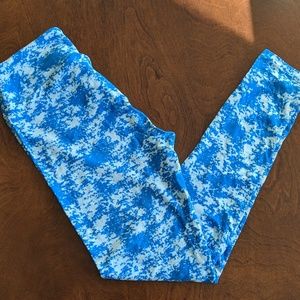 NWT LuLaRoe leggings•bright blues•One Size